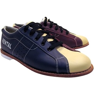 Bowlerstore Men's Classic Plus Rental Bowling Shoes (13 M US, Blue/Red/Cream)