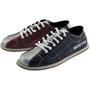 Bowlerstore Men's Classic Rental Bowling Shoes (15 M US, Blue/Red/Silver)