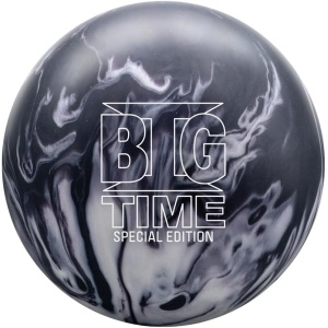 Bowlerstore Products Ebonite PRE-DRILLED Big Time Bowling Ball - Black/Silver 14lbs