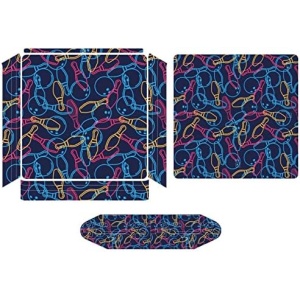 Bowling Ball Decal Stickers Cover Skin Full Wrap FacePlate Stickers Compatible with PS4