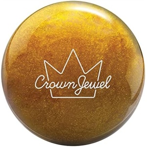 Brunswick Crown Jewel PRE-DRILLED Bowling Ball - Gold Sparkle