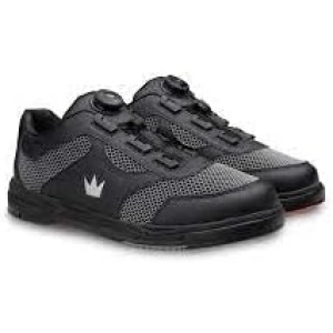 Brunswick Mens Fury Left Hand Bowling Shoes - Black 8 M US