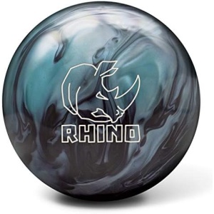 Brunswick Rhino Reactive PRE-DRILLED Bowling Ball- Metallic Blue/Black