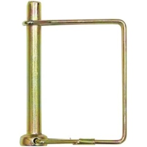 Buyers Products Yellow Zinc Plated Snapper Pin - 1/4 Diameter x 3-5/8 Inch Usable with Handle