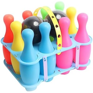 CLISPEED 1 Set Kid Suit Outdoor Set Outdoor Toys for Kids Bowling Toy for Kids Children Bowling Kids Outdoor Bowling Toy Ball Puzzle Colorful Baby Toy's for Kids Bowling for