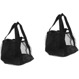 Cabilock 2pcs bowling tote bag men gym bag gym bag for man sports tote bag bowling bag mesh sports ball bag bowling backpack rolling bowling ball bag bowling shoe bag mesh design sports bag