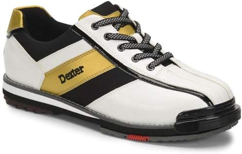 Dexter Mens SST 8 Pro Bowling Shoes- White/Black/Gold 7.0 1 Dexter Mens SST 8 Pro Bowling Shoes- White/Black/Gold 7.0