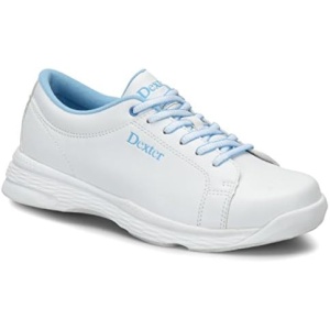 Dexter Womens Raquel V Bowling Shoes- 9 1/2, White/Blue, 9.5