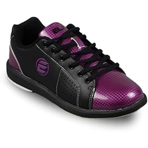 ELITE Women's Classic Black/Purple Bowling Shoes (us_Footwear_Size_System, Adult, Women, Numeric, Medium, Numeric_6)