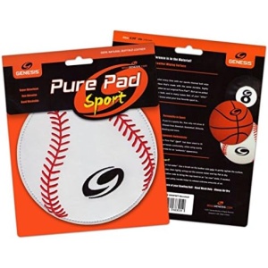 Genesis Pure Pad Sport Bowling Ball Wipe Pad- Baseball Theme