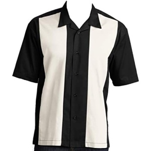 Good Life Relaxed Fit Men's Retro Bowling Camp Shirts