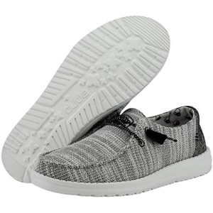 Hey Dude Women's Wendy Canvas | Women’s Shoes | Women’s Lace Up Loafers | Comfortable & Light-Weight