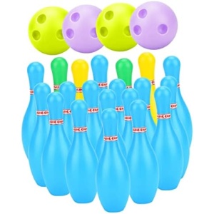 INOOMP 10 Sets Bowling Set Outdoor Set Plastic Bowling Ball Suit for Kids Boy Toys Age 2-3 Children Bowling Toy