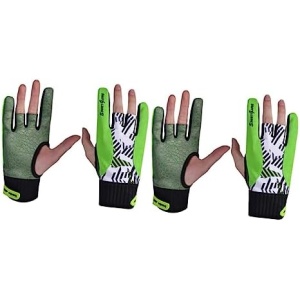 INOOMP 2 Pairs Sports Accessories Workout Gloves for Men Womens Gym Gloves Bowling Accessories Thumb Saver Bowling Professional Bowling Gloves Anti-Slip Sports Gloves Wristband Miss Major