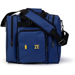 KAZE SPORTS Deluxe Bowling Bag for Single Ball - Tote Bag with Two Side Pockets