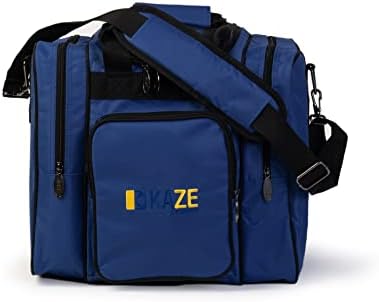 KAZE SPORTS Deluxe Bowling Bag for Single Ball - Tote Bag with Two Side Pockets 1 KAZE SPORTS Deluxe Bowling Bag for Single Ball - Tote Bag with Two Side Pockets