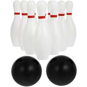 KOMBIUDA 1 Set Bowling Game Floor Play Toy Gifts for 2 Year Old Girls Bowling pins for Kids Toddler Bowling Toy Kids Bowling Toy Toddler Toy Outdoor playset White Child Toy Ball Indoor