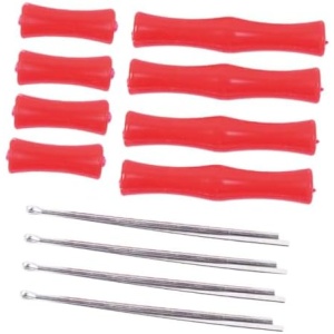 Kisangel 4 Sets Bow and Finger Guard Bowling Accessories Silicone Gloves Protective Gloves Archery Finger Glove Bowfishing Bow Finger Protector Archery Finger Guard Archery Glove Tool