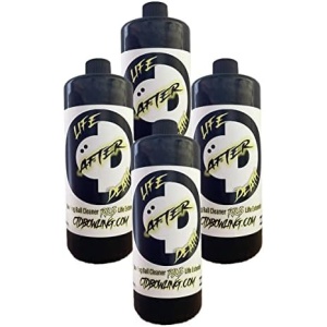 Life After Death Bowling Ball Cleaner + Life Extender | 1 Gallon | Ships as 4 Quarts | USBC Approved | Removes Dirt, Oil & Scuff Marks | Bowling Ball Cleaner & Life Extender | Bowling Supplies
