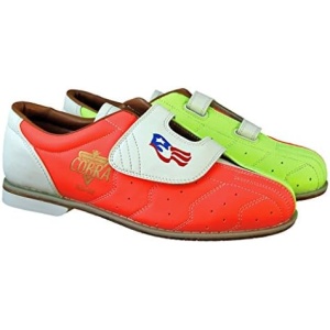 Mens Glow TCRGV Cobra Rental Bowling Shoes- Hook and Loop
