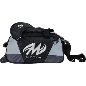 Motiv Ballistix Double Tote Bowling Bag- Covert Black
