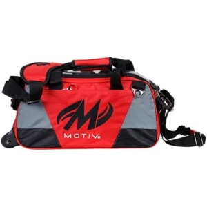 Motiv Ballistix Double Tote Bowling Bag- Fire Red