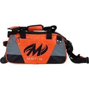 Motiv Ballistix Double Tote Bowling Bag- Tangerine