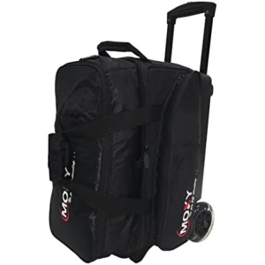 Moxy Bowling Products Blade Premium Double Roller Bowling Bag- Black