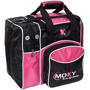 Moxy Candlepin Deluxe Tote Bowling Bag- Pink/Black