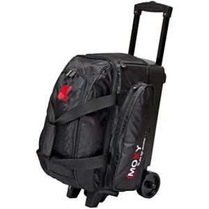 Moxy Double Roller Bowling Bag- Black ()