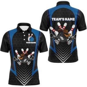 PIONAMZIOZ Custom Bowling Shirt for Men and Women Bowling Jersey Bowling Team League Polo & Quarter-Zip Shirt QZT106