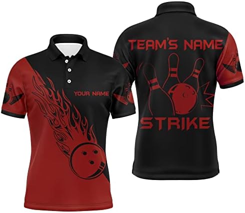 PIONAMZIOZ Custom Bowling Shirts for Men and Women Strike Bowling Team Jersey Bowling Polo & Quarter-Zip Shirt BDT34 1 PIONAMZIOZ Custom Bowling Shirts for Men and Women Strike Bowling Team Jersey Bowling Polo & Quarter-Zip Shirt BDT34