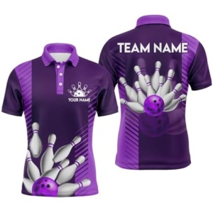 PIONAMZIOZ Personalized 3D Bowling Shirt Men&Women Custom Bowling Jersey Bowling Team League Polo&Quarter-Zip Shirt QZT110
