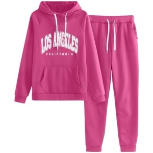 SNKSDGM Women Two Piece Outfits 2023 Casual Cozy Long Sleeve Zip Hoodie Sweatpants Joggers Set Loungewear Set