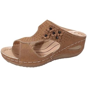 Sandals for Women Casual Summer Womens Sandals Dressy Summer Hollow Out Vintage Wedge Sandal Gladiator Outdoor Shoes