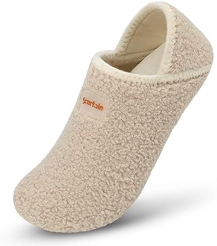 Scurtain Men Women Slippers House Slipper Socks Unisex Adults House Shoes Velvet Lining Lightweight Indoor Slippers Travel Slippers Non-Slip Sole Warm Slippers 1 Scurtain Men Women Slippers House Slipper Socks Unisex Adults House Shoes Velvet Lining Lightweight Indoor Slippers Travel Slippers Non-Slip Sole Warm Slippers