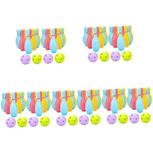Sosoport 10 Sets Outdoor Indoor Kids Pin Ball Boys Development Party Plastic Girls Children Balls Educational Toys Mini with Game for Bowling Sports Games Girl Early Toy Kid
