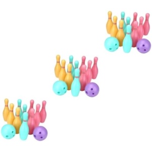 Sosoport 3 Sets Bowling Ball Toy Toddler Bowling Ball Bowling Equipment Kids bowlling Ball Toys Plastics Bowling Ball Plastic Bowling Ball Games Toy Ball Girl Parent-Child