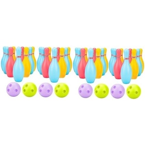 Sosoport 4 Sets Ball Toys Development Children Sports Balls Girls for Kids Bowling Girl Indoor with Boys Game Educational Outdoor Games Early Party Toy Pin Kid Mini Plastic