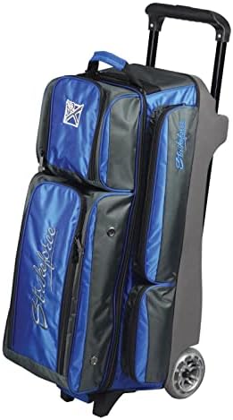 Strikeforce Konvoy Royal/Smoke Triple Roller Bowling Ball Bag (Royal/Smoke) 1 Strikeforce Konvoy Royal/Smoke Triple Roller Bowling Ball Bag (Royal/Smoke)
