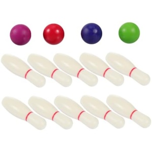 Toddmomy 1 Set Bowling Ball Toy Outdoor playsets Kids Suits Kid Gifts Simulation Bowling Toys Bowling Game Toy Children Bowling pin Gift Indoor Bowling Balls Tabletop Bowling Toys Suite