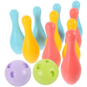 Toyvian 1 Set Sweat Suit Bowling Ball Kids Bowling Toys Bowling for Kids Interesting Bowling Game Toys Bowling Games for Kids Indoor Children Toys Toy Ball Casual Plastic Toddler