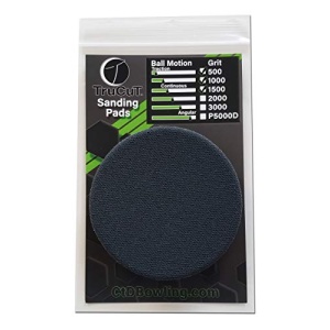 TruCut Sanding Pads | 3 Pack Low | 6" Diameter | Sanding Pads Made for Bowling Balls | Bowling Ball Resurfacing Pads | Surface Management | Bowling Ball Restoration | Bowling Supplies & Accessories