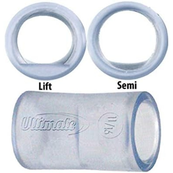 Ultimate Bowling JR Tour Lift Semi Sticky Finger Insert- Clear - Pack ...