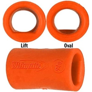 Ultimate Bowling Tour Lift Oval Sticky Finger Insert- Orange - Pack of 10