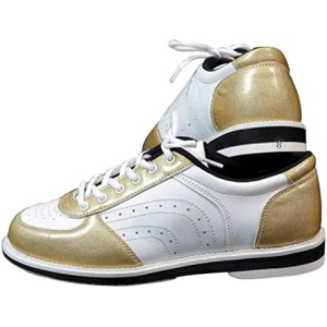 VEACAM Womens Bowling Shoes, Bowl Shoes Lightweight Bowl Trainers Lace Up Leather Bowling Trainers for Women