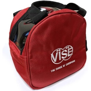 Vise Bowling Single Tote Add-on Bowling Bag, Red