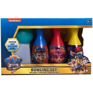 What Kids Want Paw Patrol The Movie Bowling Set,White,One_Size