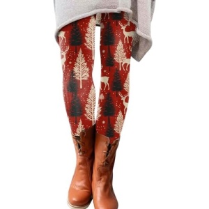 Workout Leggings for Women and Winter Leggings Artistic Splash Printed Soft Stretchy Pants Winter Clothes for Winter