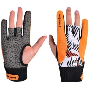 beertoy 1 Pair Bowling Grip Gloves Bowling Wrist Brace Gloves for Men Bowling Wrist Wrap Gloves Compression Gloves Biking Gloves Bowling Gloves Wrist Semi Gloves Anti-Slip Bowling Gloves